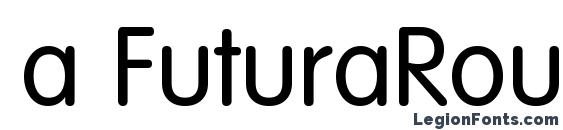 шрифт a FuturaRound, бесплатный шрифт a FuturaRound, предварительный просмотр шрифта a FuturaRound