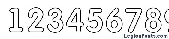 a FuturaRoundTitulOtl Font, Number Fonts