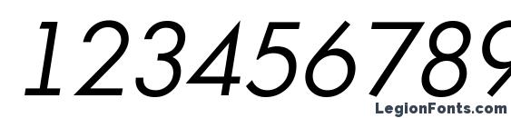a FuturicaBook Italic Font, Number Fonts