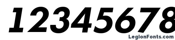 a FuturicaBs BoldItalic Font, Number Fonts