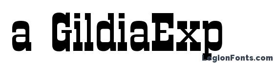 a GildiaExp font, free a GildiaExp font, preview a GildiaExp font