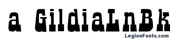 a GildiaLnBk font, free a GildiaLnBk font, preview a GildiaLnBk font