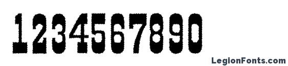 a GildiaRough Bold Font, Number Fonts