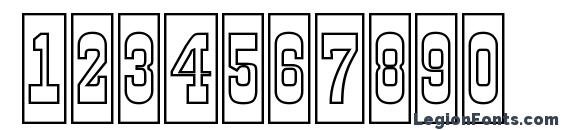 a GildiaTitulCmOtl Bold Font, Number Fonts