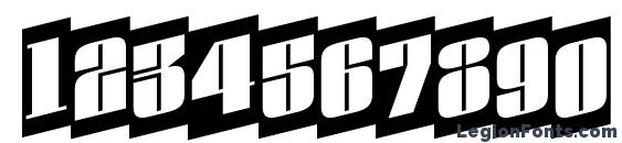 a GlobusCmSpUp Font, Number Fonts