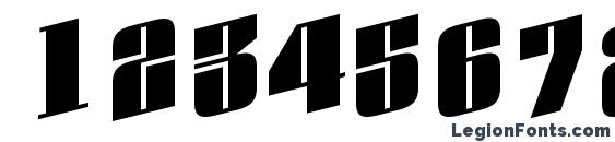 a GlobusSpUp Font, Number Fonts