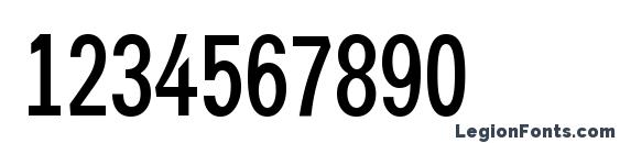 a GroticCnDemi Font, Number Fonts