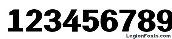 a GroticExtraBold Font, Number Fonts