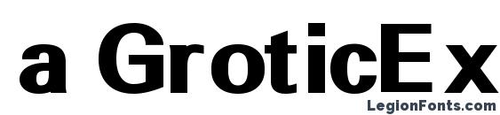 a GroticExtraBold font, free a GroticExtraBold font, preview a GroticExtraBold font