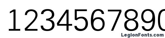 a GroticLt Font, Number Fonts