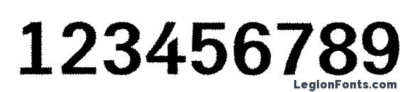 a GroticRough Bold Font, Number Fonts