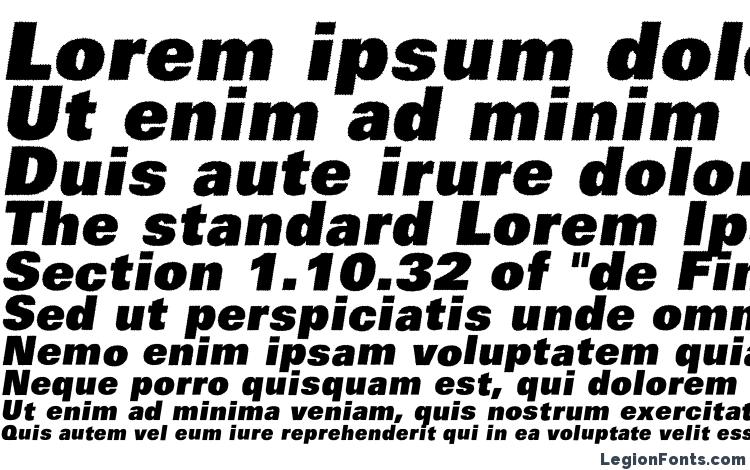 specimens a GroticRoughXBkObl font, sample a GroticRoughXBkObl font, an example of writing a GroticRoughXBkObl font, review a GroticRoughXBkObl font, preview a GroticRoughXBkObl font, a GroticRoughXBkObl font