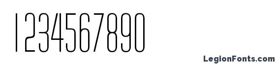 a HuxleyCaps Font, Number Fonts