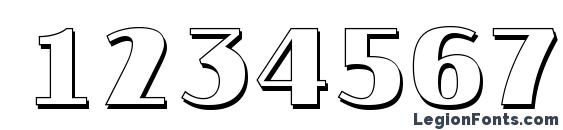 a JasperCapsSh Font, Number Fonts