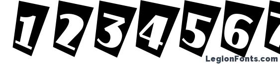 a JasperCmTw Font, Number Fonts