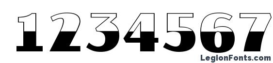 a JasperTitulB&W Font, Number Fonts