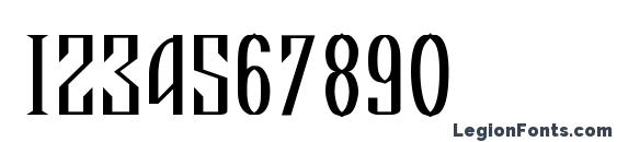 A La Russ Font, Number Fonts