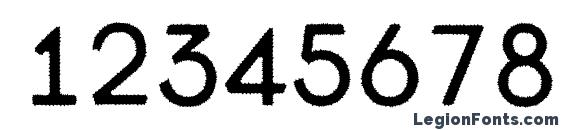 a LancetRgh Font, Number Fonts