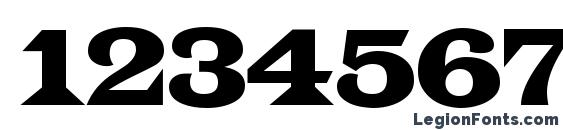 a Latino Font, Number Fonts
