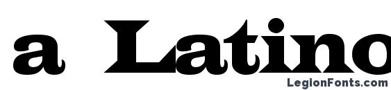 a LatinoExp Font