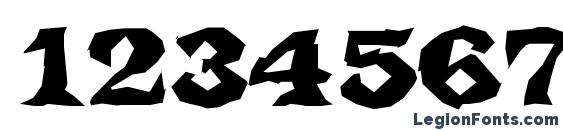 a LatinoTitulBr Font, Number Fonts