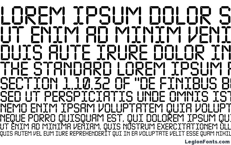 specimens a LCDNova font, sample a LCDNova font, an example of writing a LCDNova font, review a LCDNova font, preview a LCDNova font, a LCDNova font