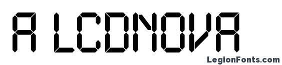 a LCDNova font, free a LCDNova font, preview a LCDNova font