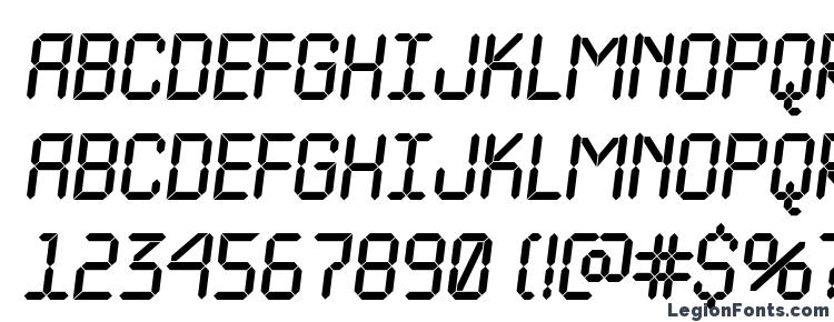 glyphs a LCDNovaObl font, сharacters a LCDNovaObl font, symbols a LCDNovaObl font, character map a LCDNovaObl font, preview a LCDNovaObl font, abc a LCDNovaObl font, a LCDNovaObl font