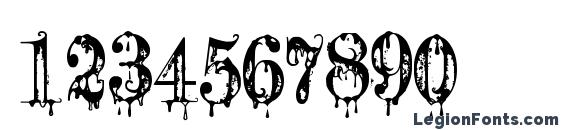 A Lolita Scorned Font, Number Fonts