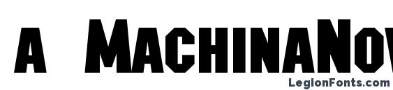 a MachinaNovaCps Bold Font