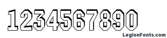 a MachinaNovaSh Font, Number Fonts