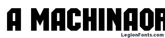 шрифт a MachinaOrto Bold, бесплатный шрифт a MachinaOrto Bold, предварительный просмотр шрифта a MachinaOrto Bold