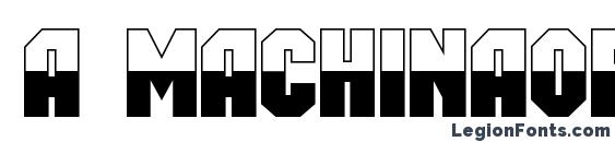 шрифт a MachinaOrtoB&W, бесплатный шрифт a MachinaOrtoB&W, предварительный просмотр шрифта a MachinaOrtoB&W