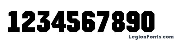 a MachinaOrtoCaps Bold Font, Number Fonts