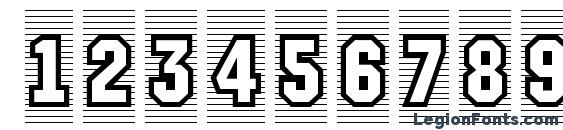 a MachinaOrtoCmLn Font, Number Fonts