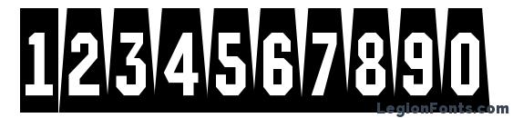 a MachinaOrtoCmSw Font, Number Fonts