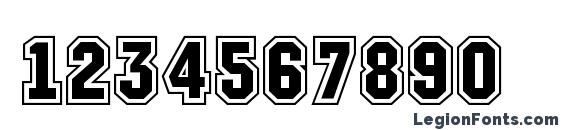 a MachinaOrtoGr Font, Number Fonts