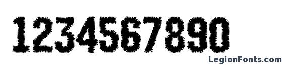 a MachinaOrtoPrk Font, Number Fonts