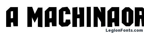 шрифт a MachinaOrtoSls Bold, бесплатный шрифт a MachinaOrtoSls Bold, предварительный просмотр шрифта a MachinaOrtoSls Bold