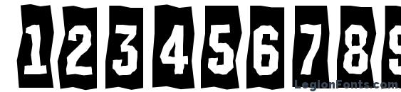 a MachinaOrtoSls Font, Number Fonts