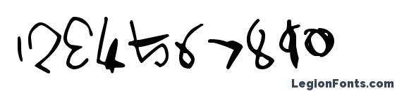 A mcmug1 Font, Number Fonts