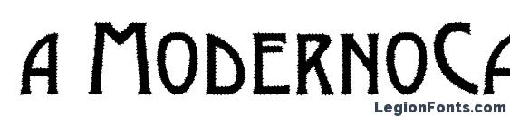 a ModernoCapsRg Font, Modern Fonts