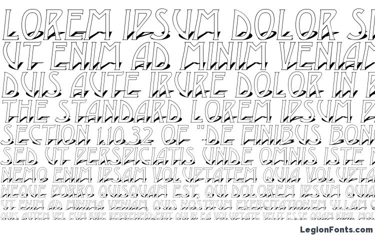 specimens a ModernoOtl3DSh font, sample a ModernoOtl3DSh font, an example of writing a ModernoOtl3DSh font, review a ModernoOtl3DSh font, preview a ModernoOtl3DSh font, a ModernoOtl3DSh font