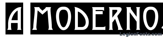 a ModernoSl Font