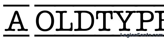 a OldTyperDcFr font, free a OldTyperDcFr font, preview a OldTyperDcFr font
