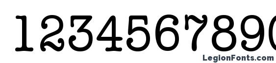 a OldTyperNr Font, Number Fonts