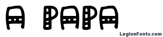a Papa Font, African Fonts