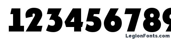 a PlakatTitul ExtraBold Font, Number Fonts