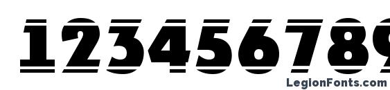 a PlakatTitulHlStr ExtraBold Font, Number Fonts