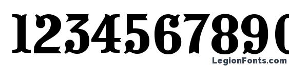 a Presentum Font, Number Fonts